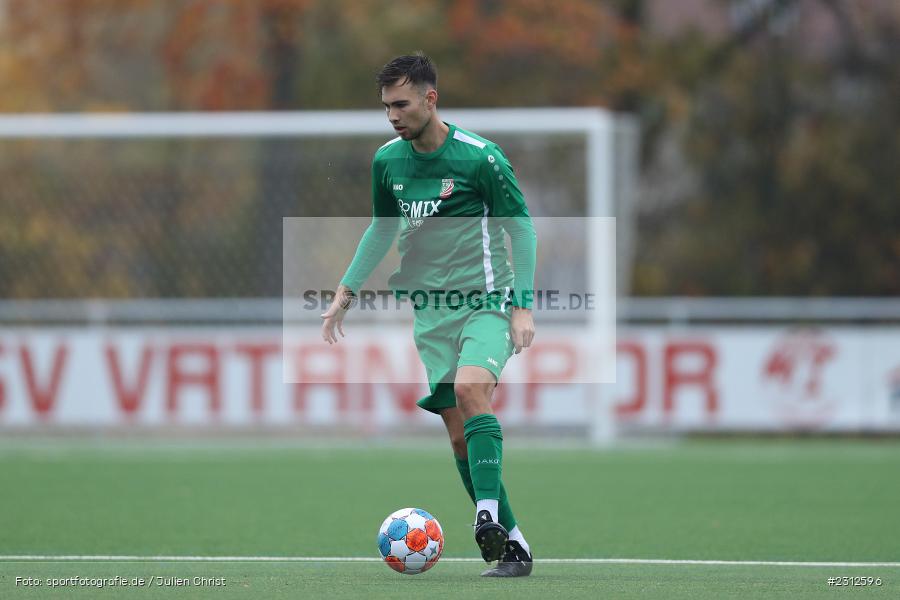 Max Wolf, Sportgelände Vatan Spor, Aschaffenburg, 30.10.2021, BFV, sport, action, Fussball, Deutschland, Oktober 2021, Saison 2021/2022, Bayernliga Nord, TSV, VSA, TSV Abtswind, SV Vatan Spor Aschaffenburg - Bild-ID: 2312596 Max Wolf, Sportgelände Vatan Spor, Aschaffenburg, 30.10.2021, BFV, sport, action, Fussball, Deutschland, Oktober 2021, Saison 2021/2022, Bayernliga Nord, TSV, VSA, TSV Abtswind, SV Vatan Spor Aschaffenburg - Bild-ID: 2312596
