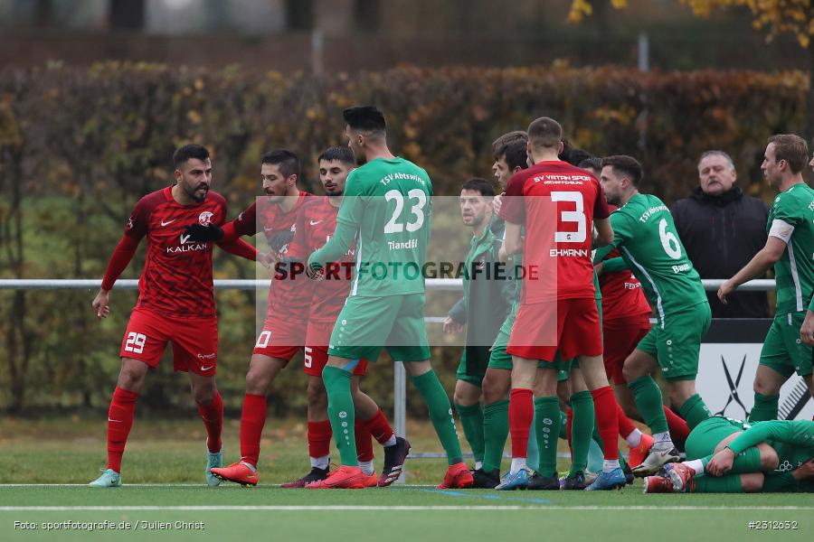 Handgemenge, Ege Noyan, Sportgelände Vatan Spor, Aschaffenburg, 30.10.2021, BFV, sport, action, Fussball, Deutschland, Oktober 2021, Saison 2021/2022, Bayernliga Nord, TSV, VSA, TSV Abtswind, SV Vatan Spor Aschaffenburg - Bild-ID: 2312632 Handgemenge, Ege Noyan, Sportgelände Vatan Spor, Aschaffenburg, 30.10.2021, BFV, sport, action, Fussball, Deutschland, Oktober 2021, Saison 2021/2022, Bayernliga Nord, TSV, VSA, TSV Abtswind, SV Vatan Spor Aschaffenburg - Bild-ID: 2312632