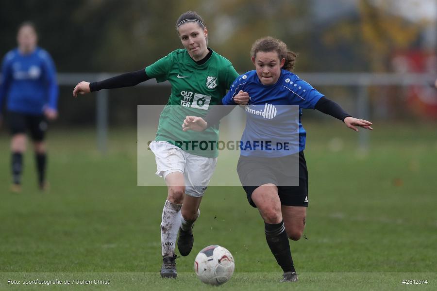 Kira Wallraff, Sportgelände Darmstädter Straße, Aschaffenburg, 30.10.2021, BFV, sport, action, Fussball, Deutschland, Oktober 2021, Saison 2021/2022, Bezirksliga Frauen 01, SPA, FVG, SpVgg Adelsberg, FVgg Kickers Aschaffenburg II - Bild-ID: 2312674