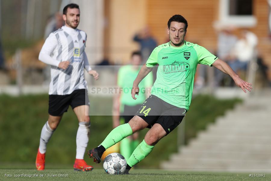 Marius-Helmut Volk, Sportgelände, Nassig, 31.10.2021, BFV, sport, action, Fussball, Deutschland, Oktober 2021, Saison 2021/2022, BFV-Landesliga Odenwald, TSV, SVE, TSV Rosenberg, SV Eintracht Nassig - Bild-ID: 2312692