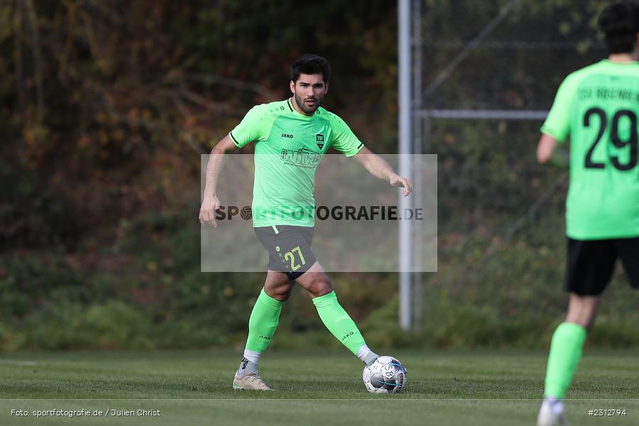 Daniel Breitinger, Sportgelände, Nassig, 31.10.2021, BFV, sport, action, Fussball, Deutschland, Oktober 2021, Saison 2021/2022, BFV-Landesliga Odenwald, TSV, SVE, TSV Rosenberg, SV Eintracht Nassig - Bild-ID: 2312794 Daniel Breitinger, Sportgelände, Nassig, 31.10.2021, BFV, sport, action, Fussball, Deutschland, Oktober 2021, Saison 2021/2022, BFV-Landesliga Odenwald, TSV, SVE, TSV Rosenberg, SV Eintracht Nassig - Bild-ID: 2312794