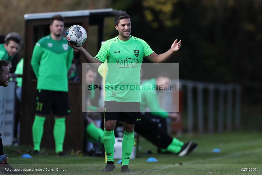 Dennis Wild, Sportgelände, Nassig, 31.10.2021, BFV, sport, action, Fussball, Deutschland, Oktober 2021, Saison 2021/2022, BFV-Landesliga Odenwald, TSV, SVE, TSV Rosenberg, SV Eintracht Nassig - Bild-ID: 2312807 Dennis Wild, Sportgelände, Nassig, 31.10.2021, BFV, sport, action, Fussball, Deutschland, Oktober 2021, Saison 2021/2022, BFV-Landesliga Odenwald, TSV, SVE, TSV Rosenberg, SV Eintracht Nassig - Bild-ID: 2312807