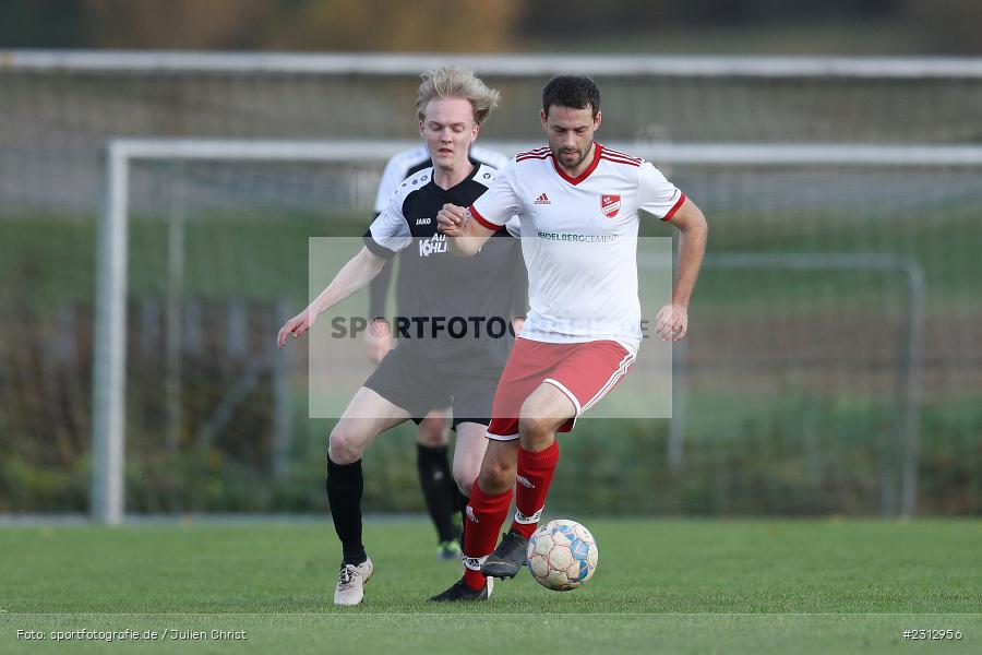 Jonas Spies, Sportgelände, Erlenbach, 31.10.2021, BFV, sport, action, Fussball, Deutschland, Oktober 2021, Saison 2021/2022, Kreisliga Würzburg, TSV, SVE, TSV Karlburg II, SV Erlenbach - Bild-ID: 2312956 Jonas Spies, Sportgelände, Erlenbach, 31.10.2021, BFV, sport, action, Fussball, Deutschland, Oktober 2021, Saison 2021/2022, Kreisliga Würzburg, TSV, SVE, TSV Karlburg II, SV Erlenbach - Bild-ID: 2312956