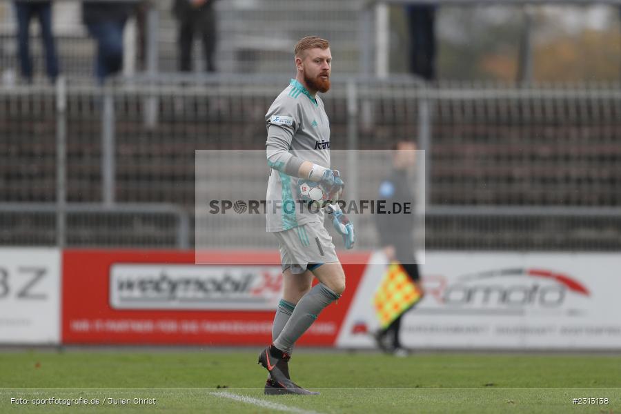 Felix Thiel, Stadion am Schönbusch, Aschaffenburg, 30.10.2021, BFV, sport, action, Fussball, Deutschland, Oktober 2021, Saison 2021/2022, 4. Liga, Regionalliga Bayern, FVI, SVA, FV Illertissen, SV Viktoria Aschaffenburg - Bild-ID: 2313138