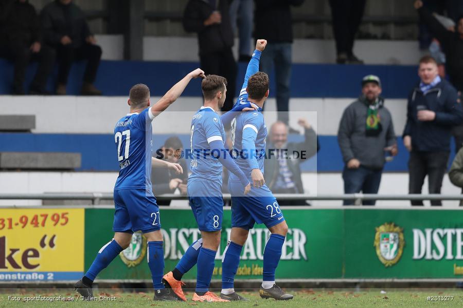 Hände, Arme, gestikuliert, Torjubel, Marc Hänschke, Sepp-Endres-Sportanlage, Würzburg, 06.11.2021, BFV, sport, action, Fussball, Deutschland, November 2021, Saison 2021/2022, Bayernliga Nord, SVA, WFV, SV Vatan Spor Aschaffenburg, Würzburger FV - Bild-ID: 2313277