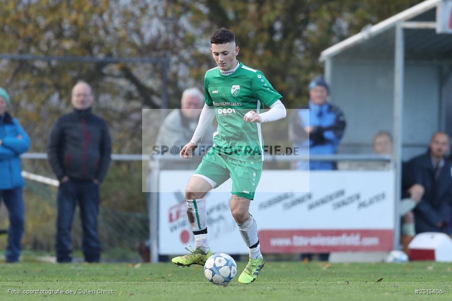 Noah Hoffmann, Sportgelände, Wiesenfeld, 06.11.2021, BFV, sport, action, Fussball, Deutschland, November 2021, Saison 2021/2022, Kreisklasse, DJK, FCW, SV-DJK Wombach, FC Wiesenfeld-Halsbach - Bild-ID: 2313406 Noah Hoffmann, Sportgelände, Wiesenfeld, 06.11.2021, BFV, sport, action, Fussball, Deutschland, November 2021, Saison 2021/2022, Kreisklasse, DJK, FCW, SV-DJK Wombach, FC Wiesenfeld-Halsbach - Bild-ID: 2313406
