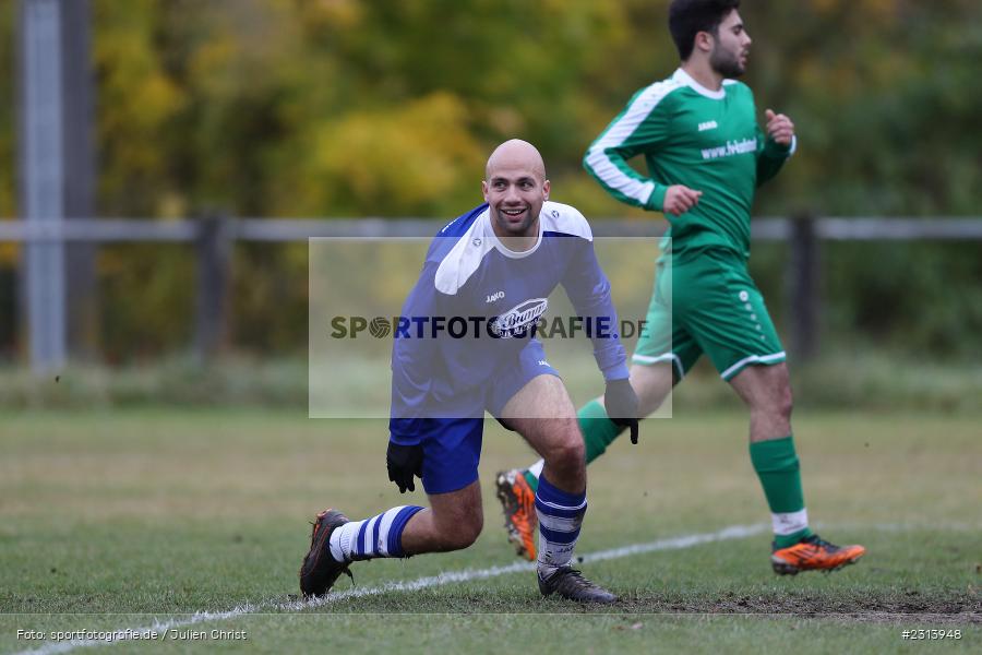 Torjubel, Stefan Matreux, Sportgelände, Karlstadt, 07.11.2021, BFV, sport, action, Fussball, Deutschland, November 2021, Saison 2021/2022, A-Klasse Würzburg, SVT, FVK, SV Trennfeld, FV Karlstadt II - Bild-ID: 2313948