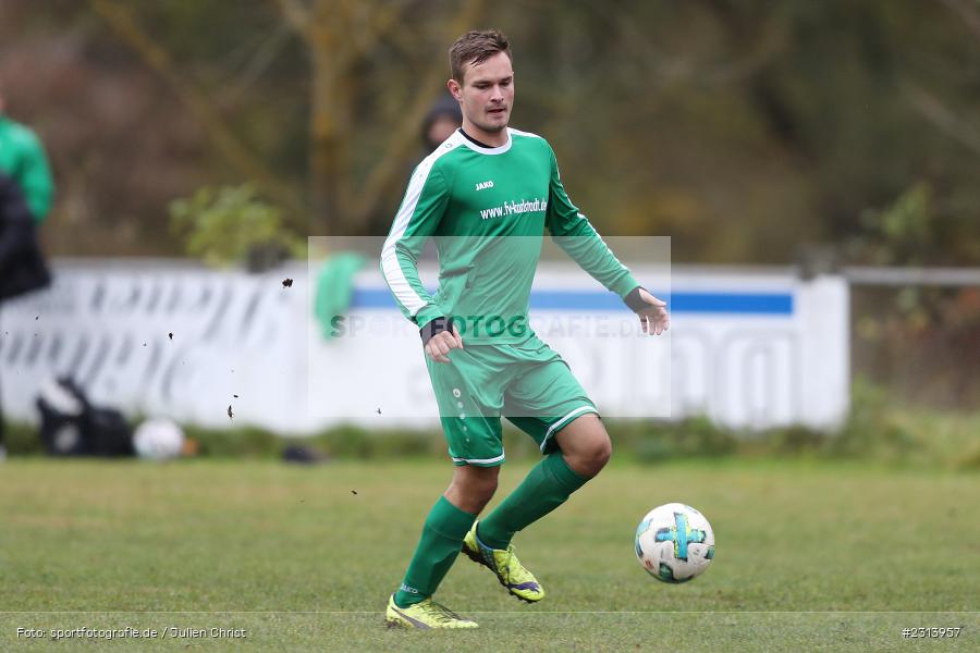 Eric Schmid, Sportgelände, Karlstadt, 07.11.2021, BFV, sport, action, Fussball, Deutschland, November 2021, Saison 2021/2022, A-Klasse Würzburg, SVT, FVK, SV Trennfeld, FV Karlstadt II - Bild-ID: 2313957 Eric Schmid, Sportgelände, Karlstadt, 07.11.2021, BFV, sport, action, Fussball, Deutschland, November 2021, Saison 2021/2022, A-Klasse Würzburg, SVT, FVK, SV Trennfeld, FV Karlstadt II - Bild-ID: 2313957