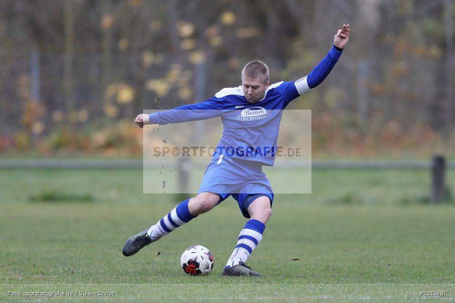 Julian Diener, Sportgelände, Karlstadt, 07.11.2021, BFV, sport, action, Fussball, Deutschland, November 2021, Saison 2021/2022, A-Klasse Würzburg, SVT, FVK, SV Trennfeld, FV Karlstadt II - Bild-ID: 2313981 Julian Diener, Sportgelände, Karlstadt, 07.11.2021, BFV, sport, action, Fussball, Deutschland, November 2021, Saison 2021/2022, A-Klasse Würzburg, SVT, FVK, SV Trennfeld, FV Karlstadt II - Bild-ID: 2313981