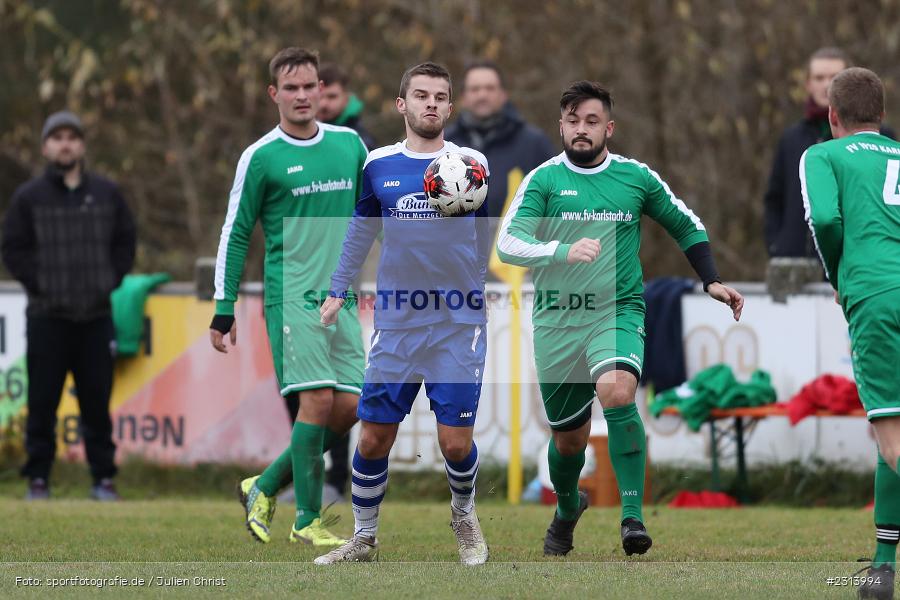 Darius Röhrig, Sportgelände, Karlstadt, 07.11.2021, BFV, sport, action, Fussball, Deutschland, November 2021, Saison 2021/2022, A-Klasse Würzburg, SVT, FVK, SV Trennfeld, FV Karlstadt II - Bild-ID: 2313994