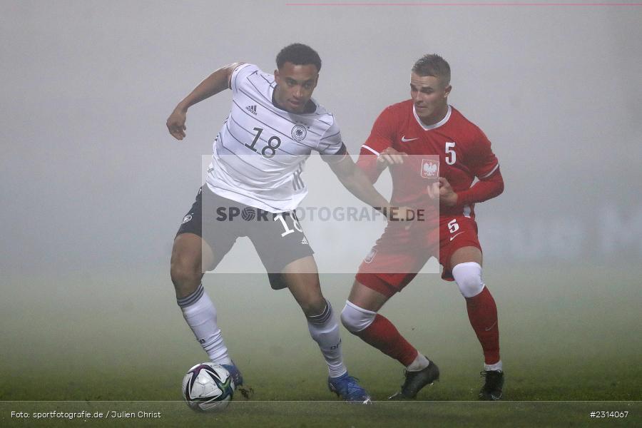 Jamie Leweling, WIRmachenDRUCK Arena, Großaspach, 12.11.2021, DFB, Under 21, UEFA, sport, action, Fussball, November 2021, Saison 2021/2022, POL, GER, EM-Qualifikation, U21, Poland, Germany, Polen, Deutschland - Bild-ID: 2314067 Jamie Leweling, WIRmachenDRUCK Arena, Großaspach, 12.11.2021, DFB, Under 21, UEFA, sport, action, Fussball, November 2021, Saison 2021/2022, POL, GER, EM-Qualifikation, U21, Poland, Germany, Polen, Deutschland - Bild-ID: 2314067