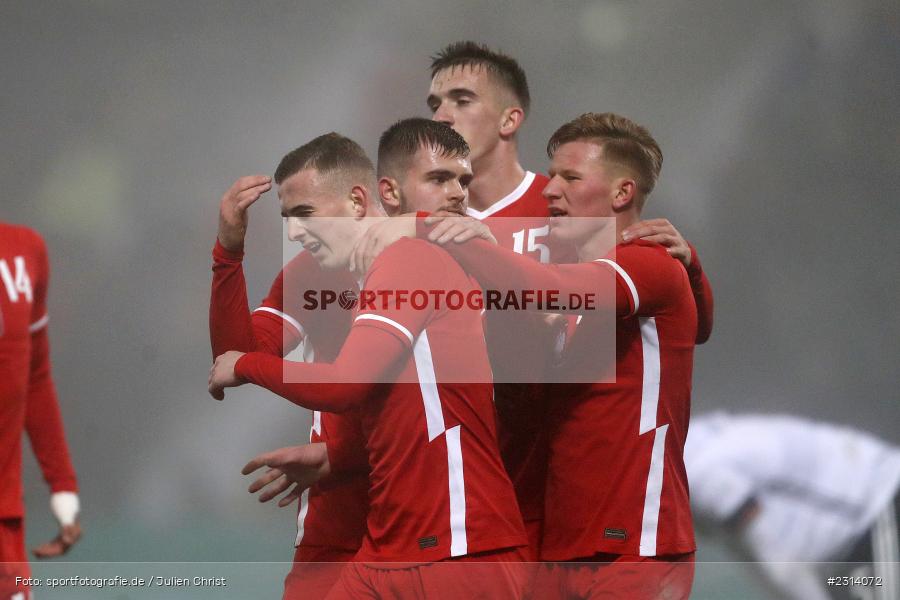 Torjubel, Kacper Kozłowski, WIRmachenDRUCK Arena, Großaspach, 12.11.2021, DFB, Under 21, UEFA, sport, action, Fussball, November 2021, Saison 2021/2022, POL, GER, EM-Qualifikation, U21, Poland, Germany, Polen, Deutschland - Bild-ID: 2314072 Torjubel, Kacper Kozłowski, WIRmachenDRUCK Arena, Großaspach, 12.11.2021, DFB, Under 21, UEFA, sport, action, Fussball, November 2021, Saison 2021/2022, POL, GER, EM-Qualifikation, U21, Poland, Germany, Polen, Deutschland - Bild-ID: 2314072