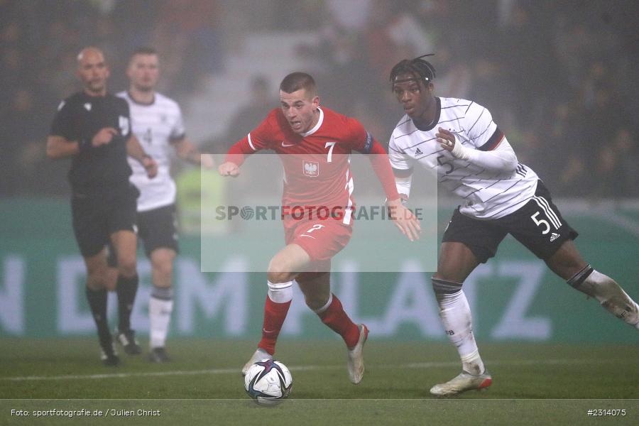 Jakub Kamiński, WIRmachenDRUCK Arena, Großaspach, 12.11.2021, DFB, Under 21, UEFA, sport, action, Fussball, November 2021, Saison 2021/2022, POL, GER, EM-Qualifikation, U21, Poland, Germany, Polen, Deutschland - Bild-ID: 2314075 Jakub Kamiński, WIRmachenDRUCK Arena, Großaspach, 12.11.2021, DFB, Under 21, UEFA, sport, action, Fussball, November 2021, Saison 2021/2022, POL, GER, EM-Qualifikation, U21, Poland, Germany, Polen, Deutschland - Bild-ID: 2314075