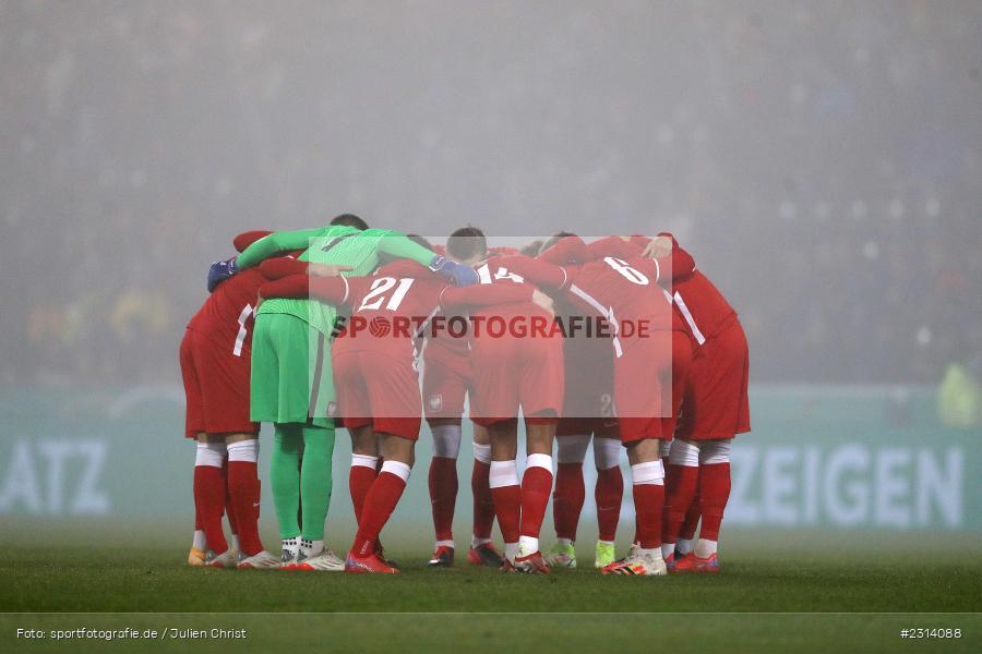 Łukasz Poręba, Jakub Kiwior, Torwart Cezary Miszta, Michał Skóraś, Mannschaftskreis, WIRmachenDRUCK Arena, Großaspach, 12.11.2021, DFB, Under 21, UEFA, sport, action, Fussball, November 2021, Saison 2021/2022, POL, GER, EM-Qualifikation, U21, Poland, Germany, Polen, Deutschland - Bild-ID: 2314088 Łukasz Poręba, Jakub Kiwior, Torwart Cezary Miszta, Michał Skóraś, Mannschaftskreis, WIRmachenDRUCK Arena, Großaspach, 12.11.2021, DFB, Under 21, UEFA, sport, action, Fussball, November 2021, Saison 2021/2022, POL, GER, EM-Qualifikation, U21, Poland, Germany, Polen, Deutschland - Bild-ID: 2314088