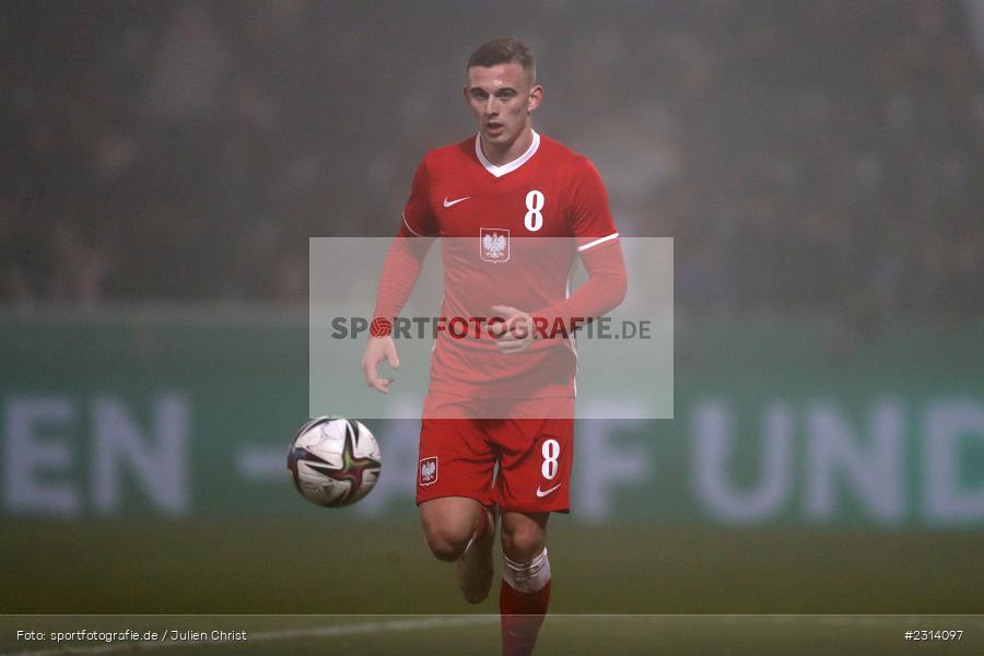 Kacper Kozłowski, WIRmachenDRUCK Arena, Großaspach, 12.11.2021, DFB, Under 21, UEFA, sport, action, Fussball, November 2021, Saison 2021/2022, POL, GER, EM-Qualifikation, U21, Poland, Germany, Polen, Deutschland - Bild-ID: 2314097 Kacper Kozłowski, WIRmachenDRUCK Arena, Großaspach, 12.11.2021, DFB, Under 21, UEFA, sport, action, Fussball, November 2021, Saison 2021/2022, POL, GER, EM-Qualifikation, U21, Poland, Germany, Polen, Deutschland - Bild-ID: 2314097