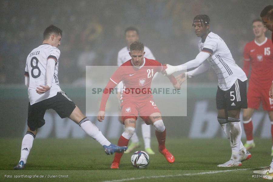 Michał Skóraś, WIRmachenDRUCK Arena, Großaspach, 12.11.2021, DFB, Under 21, UEFA, sport, action, Fussball, November 2021, Saison 2021/2022, POL, GER, EM-Qualifikation, U21, Poland, Germany, Polen, Deutschland - Bild-ID: 2314108 Michał Skóraś, WIRmachenDRUCK Arena, Großaspach, 12.11.2021, DFB, Under 21, UEFA, sport, action, Fussball, November 2021, Saison 2021/2022, POL, GER, EM-Qualifikation, U21, Poland, Germany, Polen, Deutschland - Bild-ID: 2314108