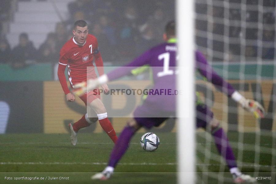 Jakub Kamiński, WIRmachenDRUCK Arena, Großaspach, 12.11.2021, DFB, Under 21, UEFA, sport, action, Fussball, November 2021, Saison 2021/2022, POL, GER, EM-Qualifikation, U21, Poland, Germany, Polen, Deutschland - Bild-ID: 2314110 Jakub Kamiński, WIRmachenDRUCK Arena, Großaspach, 12.11.2021, DFB, Under 21, UEFA, sport, action, Fussball, November 2021, Saison 2021/2022, POL, GER, EM-Qualifikation, U21, Poland, Germany, Polen, Deutschland - Bild-ID: 2314110