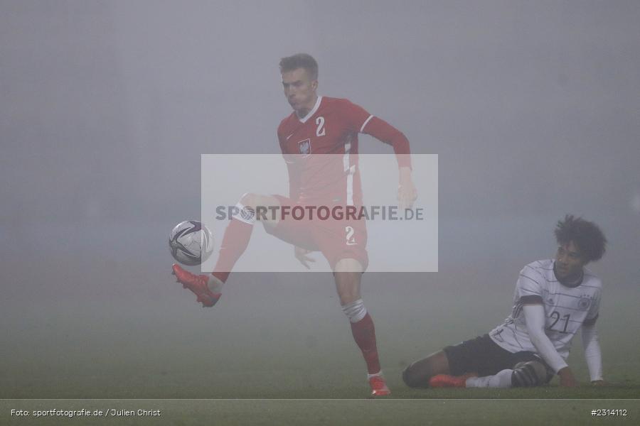 Lukasz Bejger, WIRmachenDRUCK Arena, Großaspach, 12.11.2021, DFB, Under 21, UEFA, sport, action, Fussball, November 2021, Saison 2021/2022, POL, GER, EM-Qualifikation, U21, Poland, Germany, Polen, Deutschland - Bild-ID: 2314112 Lukasz Bejger, WIRmachenDRUCK Arena, Großaspach, 12.11.2021, DFB, Under 21, UEFA, sport, action, Fussball, November 2021, Saison 2021/2022, POL, GER, EM-Qualifikation, U21, Poland, Germany, Polen, Deutschland - Bild-ID: 2314112