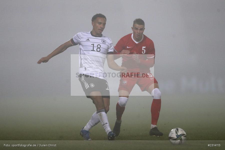 Jamie Leweling, WIRmachenDRUCK Arena, Großaspach, 12.11.2021, DFB, Under 21, UEFA, sport, action, Fussball, November 2021, Saison 2021/2022, POL, GER, EM-Qualifikation, U21, Poland, Germany, Polen, Deutschland - Bild-ID: 2314113 Jamie Leweling, WIRmachenDRUCK Arena, Großaspach, 12.11.2021, DFB, Under 21, UEFA, sport, action, Fussball, November 2021, Saison 2021/2022, POL, GER, EM-Qualifikation, U21, Poland, Germany, Polen, Deutschland - Bild-ID: 2314113