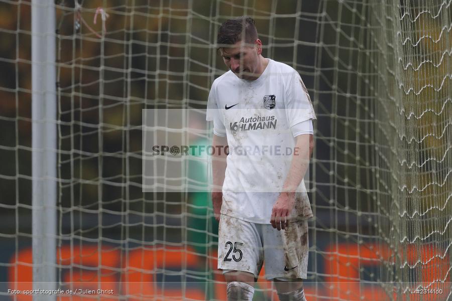 Enttäuscht, Julian Meyer, Sportgelände in der Au, Karlburg, 13.11.2021, sport, action, Fussball, November 2021, Saison 2021/2022, BFV, Bayernliga Nord, TSV Abtswind, TSV Karlburg - Bild-ID: 2314160