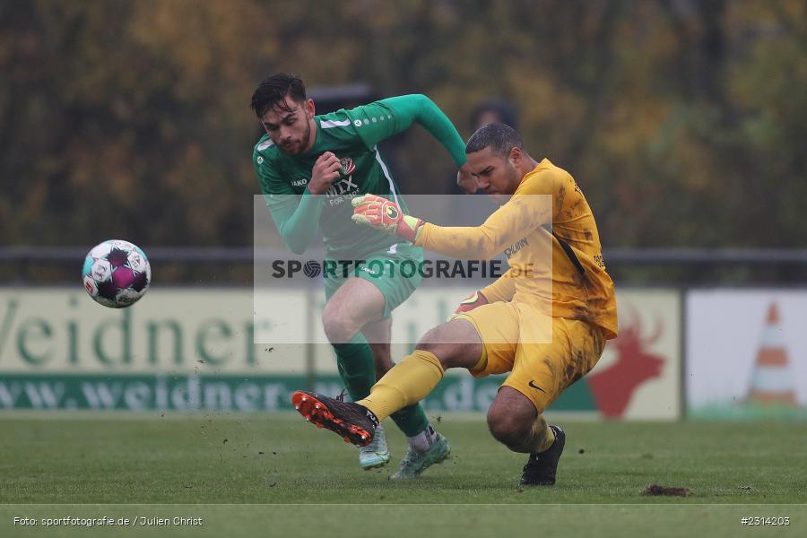 Marvin Fischer-Vallecilla, Sportgelände in der Au, Karlburg, 13.11.2021, sport, action, Fussball, November 2021, Saison 2021/2022, BFV, Bayernliga Nord, TSV Abtswind, TSV Karlburg - Bild-ID: 2314203 Marvin Fischer-Vallecilla, Sportgelände in der Au, Karlburg, 13.11.2021, sport, action, Fussball, November 2021, Saison 2021/2022, BFV, Bayernliga Nord, TSV Abtswind, TSV Karlburg - Bild-ID: 2314203