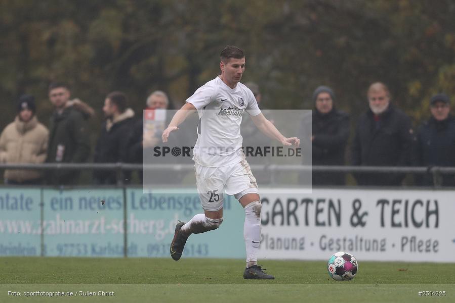 Julian Meyer, Sportgelände in der Au, Karlburg, 13.11.2021, sport, action, Fussball, November 2021, Saison 2021/2022, BFV, Bayernliga Nord, TSV Abtswind, TSV Karlburg - Bild-ID: 2314225 Julian Meyer, Sportgelände in der Au, Karlburg, 13.11.2021, sport, action, Fussball, November 2021, Saison 2021/2022, BFV, Bayernliga Nord, TSV Abtswind, TSV Karlburg - Bild-ID: 2314225
