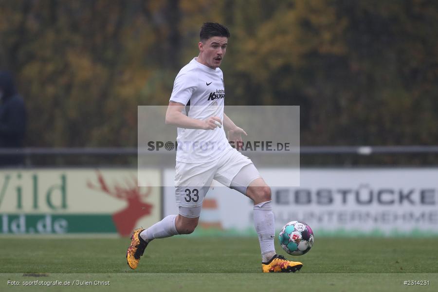 Pascal Jeni, Sportgelände in der Au, Karlburg, 13.11.2021, sport, action, Fussball, November 2021, Saison 2021/2022, BFV, Bayernliga Nord, TSV Abtswind, TSV Karlburg - Bild-ID: 2314231