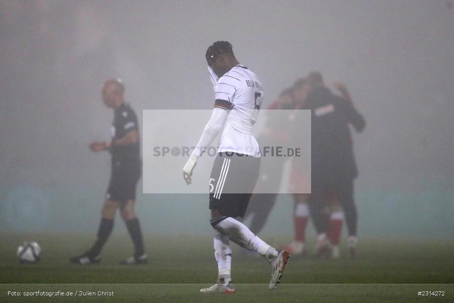 Enttäuscht, Armel Bella Kotchap, WIRmachenDRUCK Arena, Großaspach, 12.11.2021, DFB, Under 21, UEFA, sport, action, Fussball, November 2021, Saison 2021/2022, POL, GER, EM-Qualifikation, U21, Poland, Germany, Polen, Deutschland - Bild-ID: 2314272