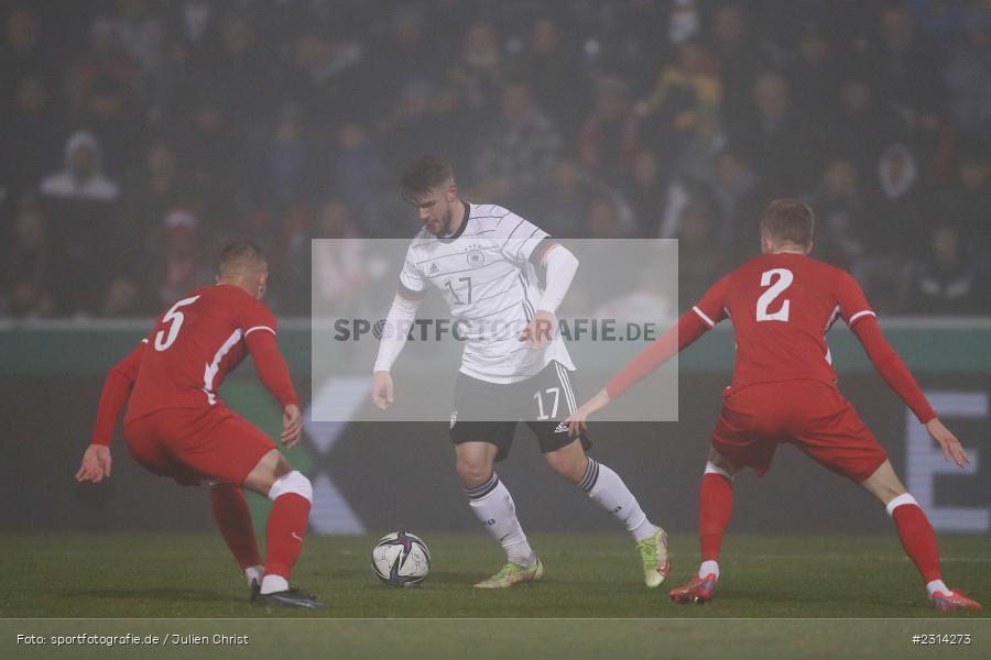 Jan Thielmann, WIRmachenDRUCK Arena, Großaspach, 12.11.2021, DFB, Under 21, UEFA, sport, action, Fussball, November 2021, Saison 2021/2022, POL, GER, EM-Qualifikation, U21, Poland, Germany, Polen, Deutschland - Bild-ID: 2314273 Jan Thielmann, WIRmachenDRUCK Arena, Großaspach, 12.11.2021, DFB, Under 21, UEFA, sport, action, Fussball, November 2021, Saison 2021/2022, POL, GER, EM-Qualifikation, U21, Poland, Germany, Polen, Deutschland - Bild-ID: 2314273