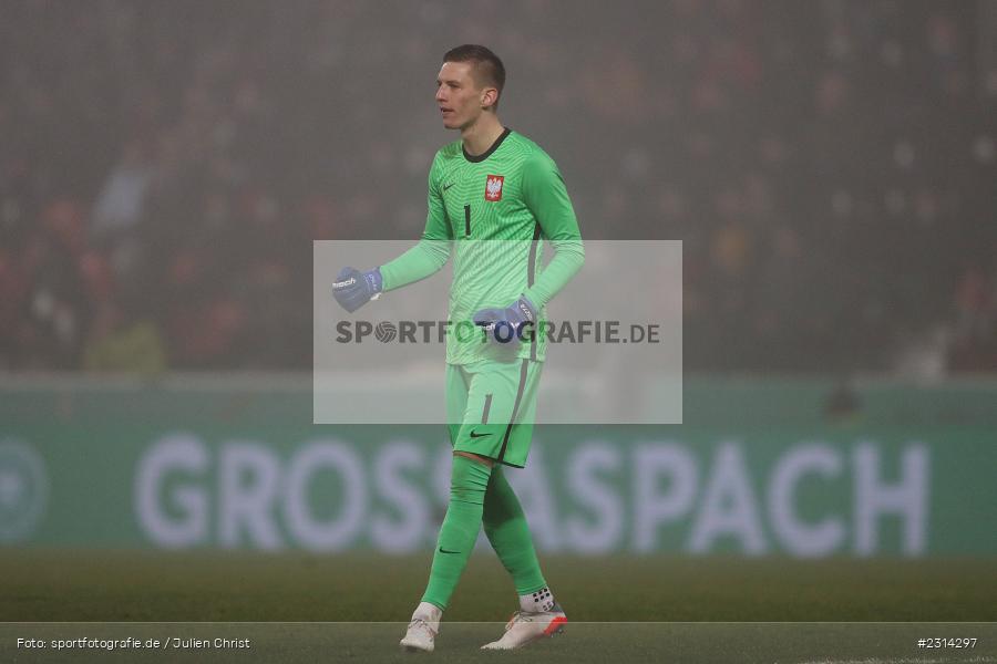 Cezary Miszta, WIRmachenDRUCK Arena, Großaspach, 12.11.2021, DFB, Under 21, UEFA, sport, action, Fussball, November 2021, Saison 2021/2022, POL, GER, EM-Qualifikation, U21, Poland, Germany, Polen, Deutschland - Bild-ID: 2314297
