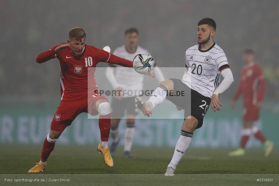 Eric Shuranov, WIRmachenDRUCK Arena, Großaspach, 12.11.2021, DFB, Under 21, UEFA, sport, action, Fussball, November 2021, Saison 2021/2022, POL, GER, EM-Qualifikation, U21, Poland, Germany, Polen, Deutschland - Bild-ID: 2314301 Eric Shuranov, WIRmachenDRUCK Arena, Großaspach, 12.11.2021, DFB, Under 21, UEFA, sport, action, Fussball, November 2021, Saison 2021/2022, POL, GER, EM-Qualifikation, U21, Poland, Germany, Polen, Deutschland - Bild-ID: 2314301