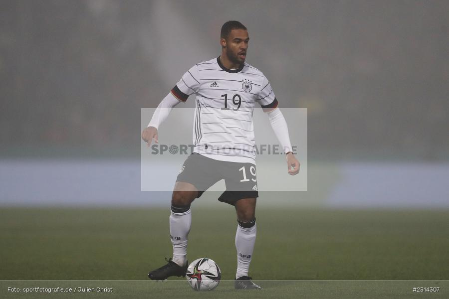 Manuel Mbom, WIRmachenDRUCK Arena, Großaspach, 12.11.2021, DFB, Under 21, UEFA, sport, action, Fussball, November 2021, Saison 2021/2022, POL, GER, EM-Qualifikation, U21, Poland, Germany, Polen, Deutschland - Bild-ID: 2314307
