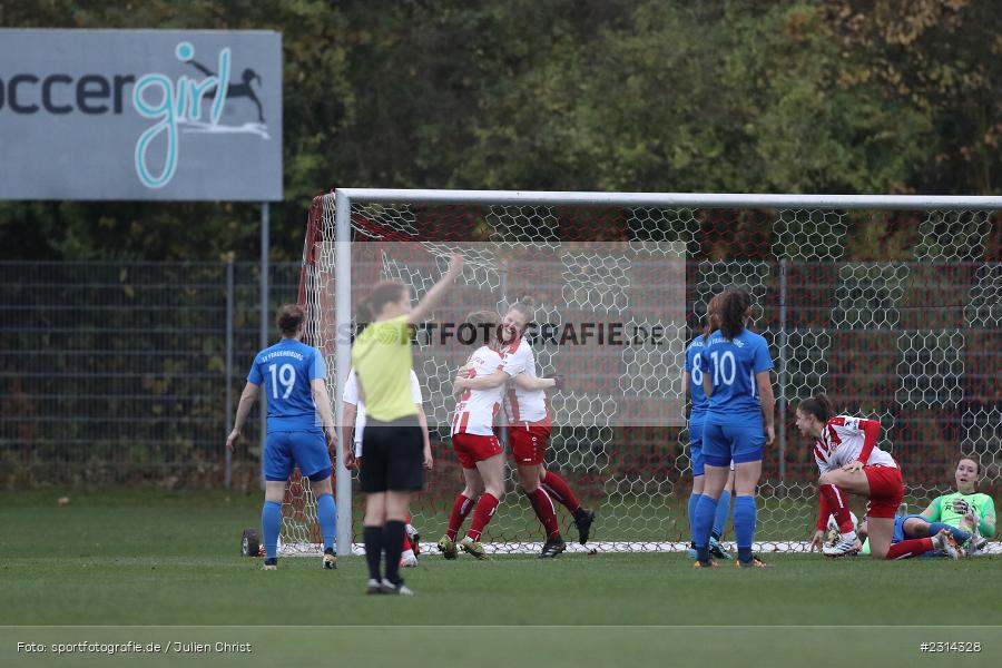 Torjubel, Meike Bohn, Sportpark Heuchelhof, Würzburg, 14.11.2021, sport, action, Fussball, November 2021, Saison 2021/2022, Staffel 2, Frauen Regionalliga Süd, SV Frauenbiburg, FC Würzburger Kickers - Bild-ID: 2314328 Torjubel, Meike Bohn, Sportpark Heuchelhof, Würzburg, 14.11.2021, sport, action, Fussball, November 2021, Saison 2021/2022, Staffel 2, Frauen Regionalliga Süd, SV Frauenbiburg, FC Würzburger Kickers - Bild-ID: 2314328