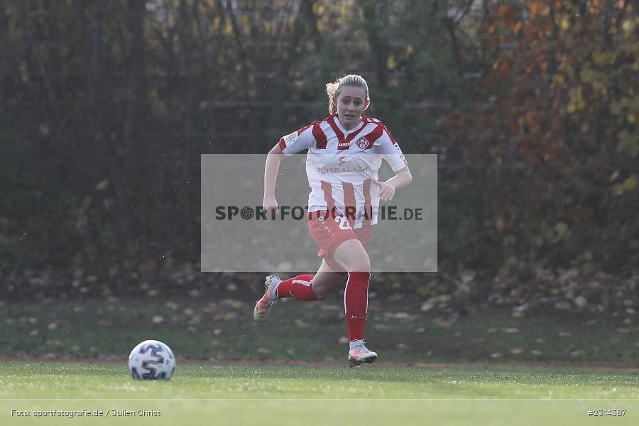 Franka Ziegler, Sportpark Heuchelhof, Würzburg, 14.11.2021, sport, action, Fussball, November 2021, Saison 2021/2022, Staffel 2, Frauen Regionalliga Süd, SV Frauenbiburg, FC Würzburger Kickers - Bild-ID: 2314387