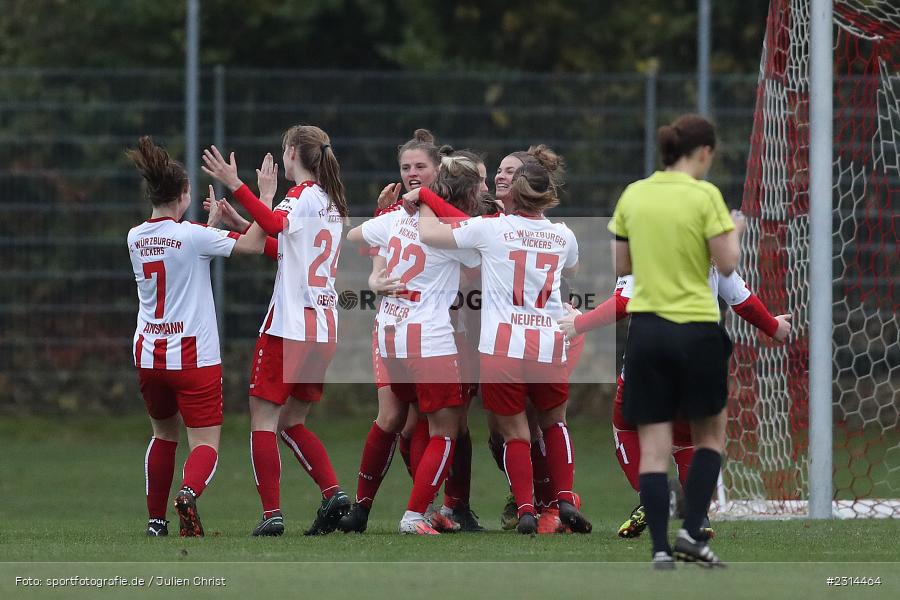 Laura Gerst, Maria Ansmann, Torjubel, Meike Bohn, Sportpark Heuchelhof, Würzburg, 14.11.2021, sport, action, Fussball, November 2021, Saison 2021/2022, Staffel 2, Frauen Regionalliga Süd, SV Frauenbiburg, FC Würzburger Kickers - Bild-ID: 2314464 Laura Gerst, Maria Ansmann, Torjubel, Meike Bohn, Sportpark Heuchelhof, Würzburg, 14.11.2021, sport, action, Fussball, November 2021, Saison 2021/2022, Staffel 2, Frauen Regionalliga Süd, SV Frauenbiburg, FC Würzburger Kickers - Bild-ID: 2314464