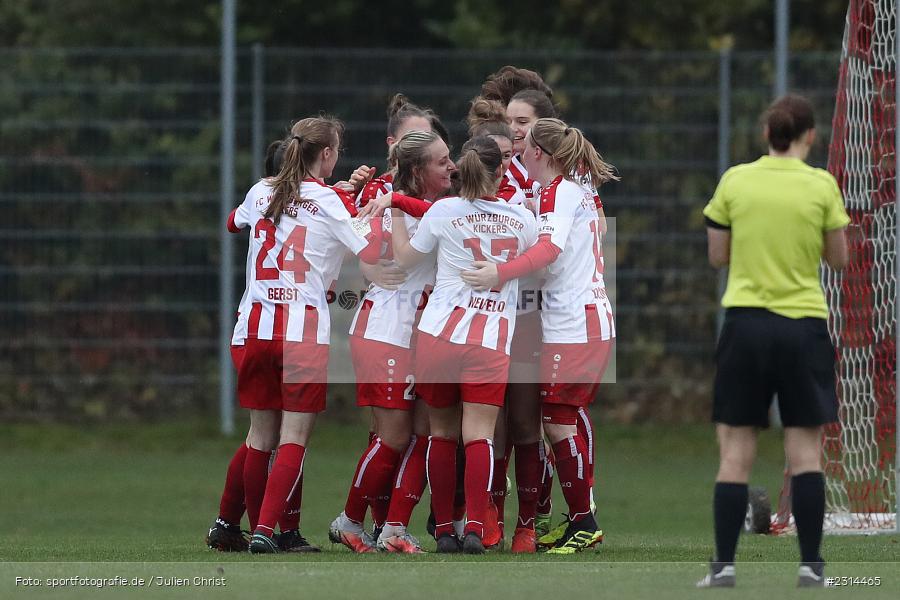 Laura Gerst, Maria Ansmann, Torjubel, Meike Bohn, Sportpark Heuchelhof, Würzburg, 14.11.2021, sport, action, Fussball, November 2021, Saison 2021/2022, Staffel 2, Frauen Regionalliga Süd, SV Frauenbiburg, FC Würzburger Kickers - Bild-ID: 2314465 Laura Gerst, Maria Ansmann, Torjubel, Meike Bohn, Sportpark Heuchelhof, Würzburg, 14.11.2021, sport, action, Fussball, November 2021, Saison 2021/2022, Staffel 2, Frauen Regionalliga Süd, SV Frauenbiburg, FC Würzburger Kickers - Bild-ID: 2314465