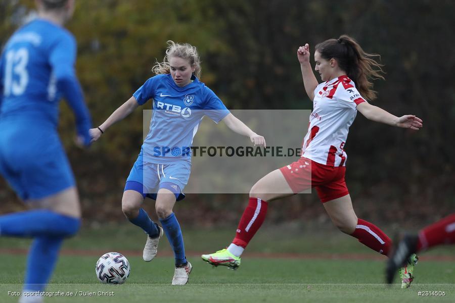 Anja Riebesecker, Sportpark Heuchelhof, Würzburg, 14.11.2021, sport, action, Fussball, November 2021, Saison 2021/2022, Staffel 2, Frauen Regionalliga Süd, SV Frauenbiburg, FC Würzburger Kickers - Bild-ID: 2314506 Anja Riebesecker, Sportpark Heuchelhof, Würzburg, 14.11.2021, sport, action, Fussball, November 2021, Saison 2021/2022, Staffel 2, Frauen Regionalliga Süd, SV Frauenbiburg, FC Würzburger Kickers - Bild-ID: 2314506