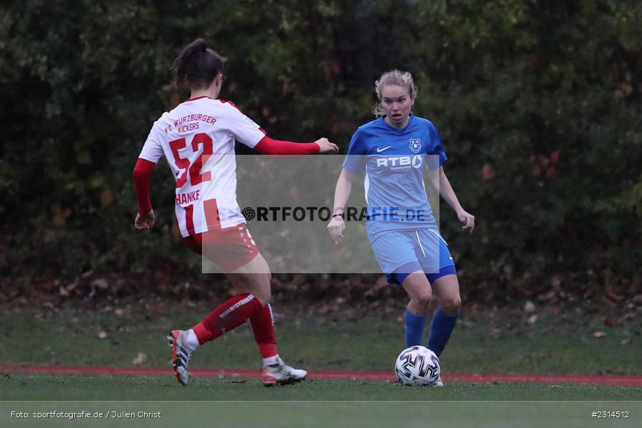 Anja Riebesecker, Sportpark Heuchelhof, Würzburg, 14.11.2021, sport, action, Fussball, November 2021, Saison 2021/2022, Staffel 2, Frauen Regionalliga Süd, SV Frauenbiburg, FC Würzburger Kickers - Bild-ID: 2314512
