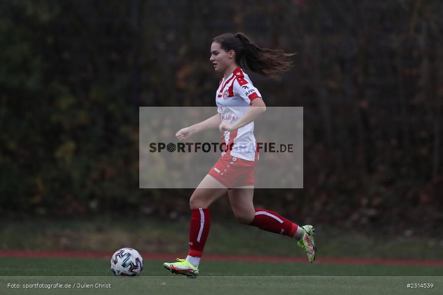 Laura Eisler, Sportpark Heuchelhof, Würzburg, 14.11.2021, sport, action, Fussball, November 2021, Saison 2021/2022, Staffel 2, Frauen Regionalliga Süd, SV Frauenbiburg, FC Würzburger Kickers - Bild-ID: 2314539