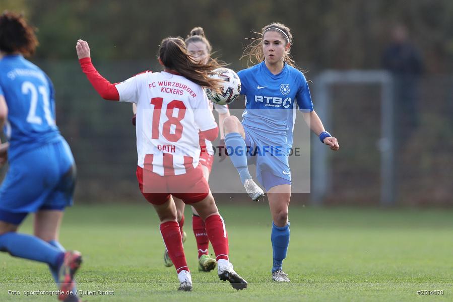 Anita Wimmer, Sportpark Heuchelhof, Würzburg, 14.11.2021, sport, action, Fussball, November 2021, Saison 2021/2022, Staffel 2, Frauen Regionalliga Süd, SV Frauenbiburg, FC Würzburger Kickers - Bild-ID: 2314570