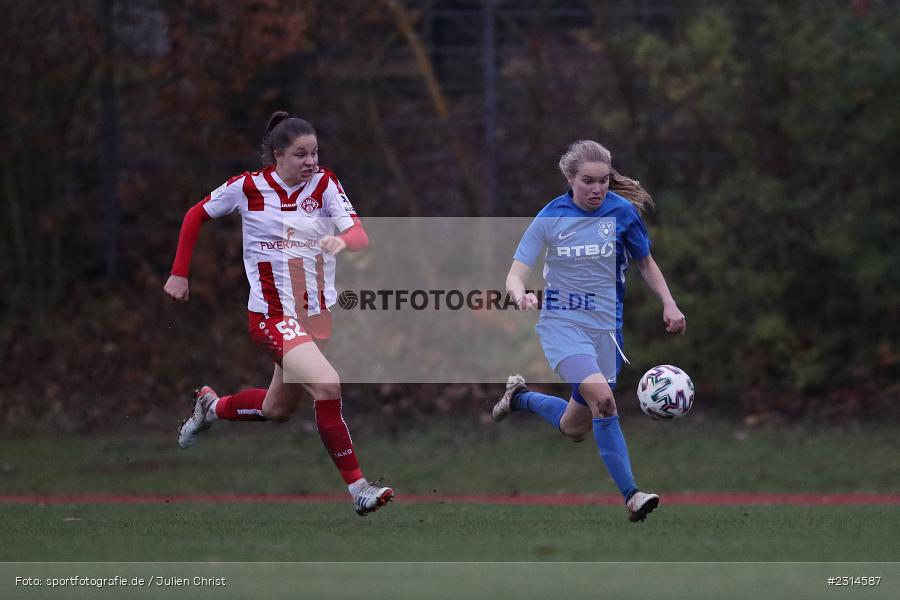 Anja Riebesecker, Sportpark Heuchelhof, Würzburg, 14.11.2021, sport, action, Fussball, November 2021, Saison 2021/2022, Staffel 2, Frauen Regionalliga Süd, SV Frauenbiburg, FC Würzburger Kickers - Bild-ID: 2314587