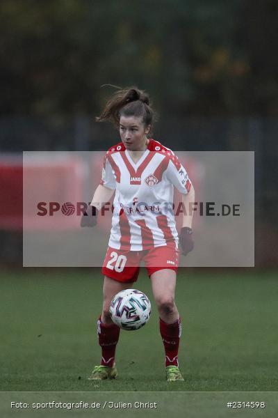 Nicole Kreußer, Sportpark Heuchelhof, Würzburg, 14.11.2021, sport, action, Fussball, November 2021, Saison 2021/2022, Staffel 2, Frauen Regionalliga Süd, SV Frauenbiburg, FC Würzburger Kickers - Bild-ID: 2314598