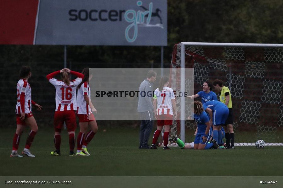Abbruch, Sportpark Heuchelhof, Würzburg, 14.11.2021, sport, action, Fussball, November 2021, Saison 2021/2022, Staffel 2, Frauen Regionalliga Süd, SV Frauenbiburg, FC Würzburger Kickers - Bild-ID: 2314649