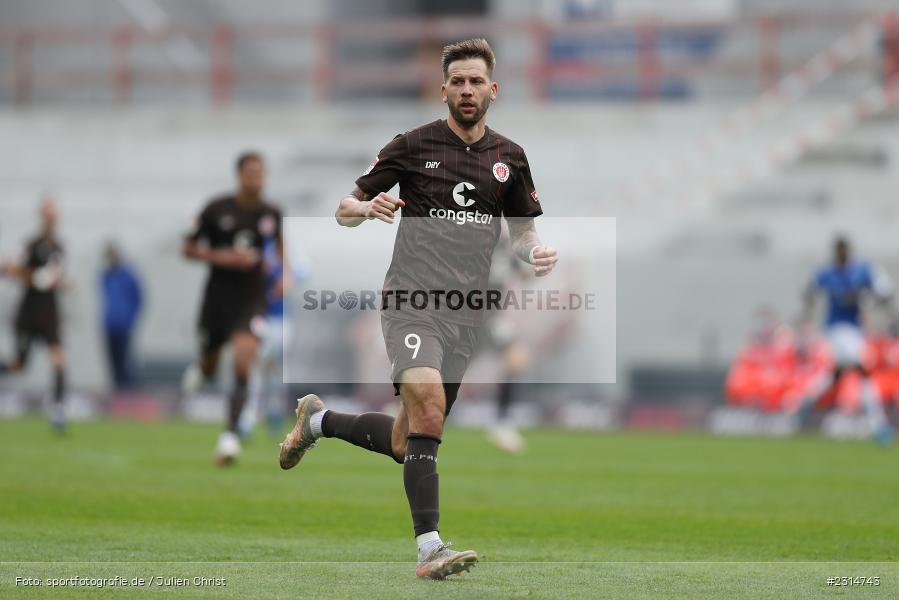 Guido Burgstaller, Merck-Stadion am Böllenfalltor, Darmstadt, 20.11.2021, DFL, sport, action, Fussball, November 2021, Saison 2021/2022, 2. Bundesliga, FCSP, SVD, FC St. Pauli, SV Darmstadt 98 - Bild-ID: 2314743