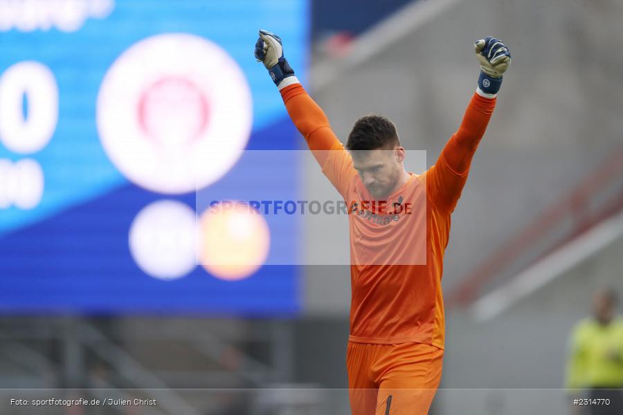 Jubel, Marcel Schuhen, Merck-Stadion am Böllenfalltor, Darmstadt, 20.11.2021, DFL, sport, action, Fussball, November 2021, Saison 2021/2022, 2. Bundesliga, FCSP, SVD, FC St. Pauli, SV Darmstadt 98 - Bild-ID: 2314770