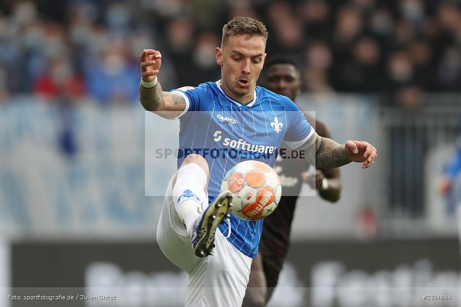 Phillip Tietz, Merck-Stadion am Böllenfalltor, Darmstadt, 20.11.2021, DFL, sport, action, Fussball, November 2021, Saison 2021/2022, 2. Bundesliga, FCSP, SVD, FC St. Pauli, SV Darmstadt 98 - Bild-ID: 2314844