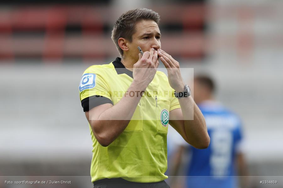 Schiedsrichter, Tobias Reichel, Merck-Stadion am Böllenfalltor, Darmstadt, 20.11.2021, DFL, sport, action, Fussball, November 2021, Saison 2021/2022, 2. Bundesliga, FCSP, SVD, FC St. Pauli, SV Darmstadt 98 - Bild-ID: 2314859