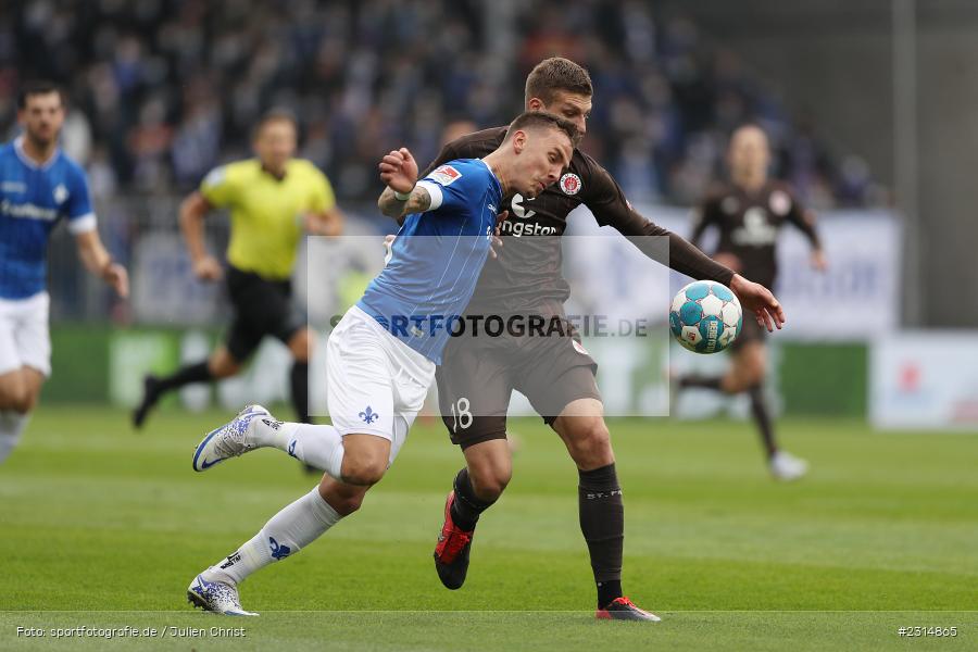 Phillip Tietz, Merck-Stadion am Böllenfalltor, Darmstadt, 20.11.2021, DFL, sport, action, Fussball, November 2021, Saison 2021/2022, 2. Bundesliga, FCSP, SVD, FC St. Pauli, SV Darmstadt 98 - Bild-ID: 2314865 Phillip Tietz, Merck-Stadion am Böllenfalltor, Darmstadt, 20.11.2021, DFL, sport, action, Fussball, November 2021, Saison 2021/2022, 2. Bundesliga, FCSP, SVD, FC St. Pauli, SV Darmstadt 98 - Bild-ID: 2314865