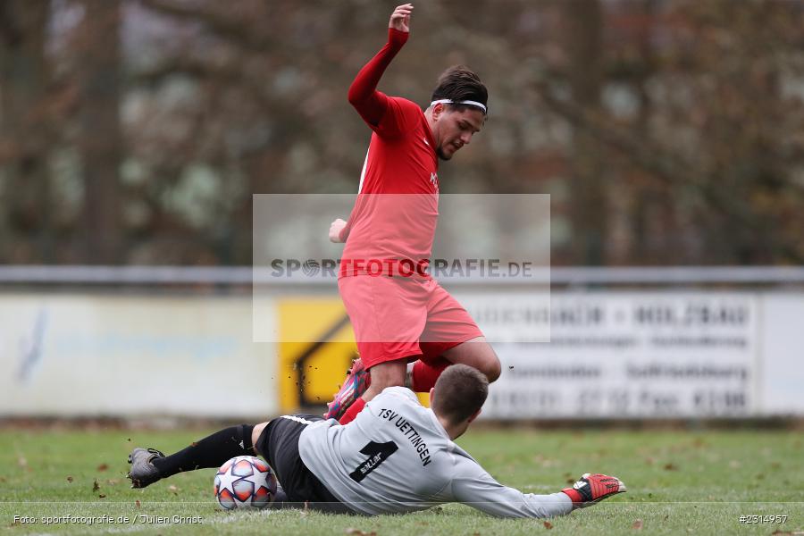 Leonard Mehana, Sportplatz, Seifriedsburg, 21.11.2021, BFV, sport, action, Fussball, November 2021, Saison 2021/2022, Bezirksliga Unterfranken West, BZL, TSV, FVGS, TSV Uettingen, FV Gemünden/Seifriedsburg - Bild-ID: 2314957