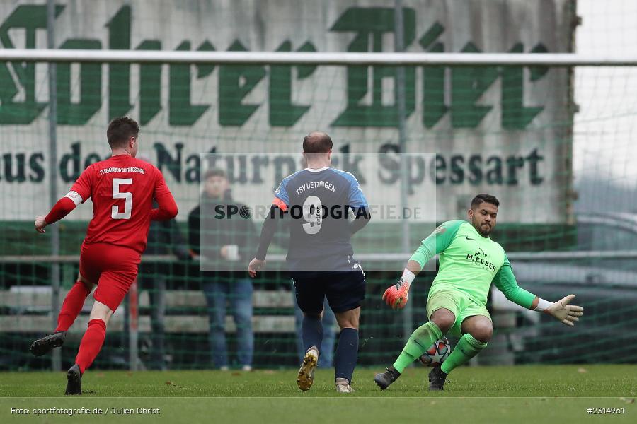 Tor, Lukas Weimer, Sportplatz, Seifriedsburg, 21.11.2021, BFV, sport, action, Fussball, November 2021, Saison 2021/2022, Bezirksliga Unterfranken West, BZL, TSV, FVGS, TSV Uettingen, FV Gemünden/Seifriedsburg - Bild-ID: 2314961